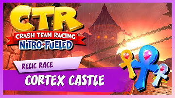 Crash Team Racing Nitro-Fueled | Cortex Castle | Platinum Relic Race (HARD)