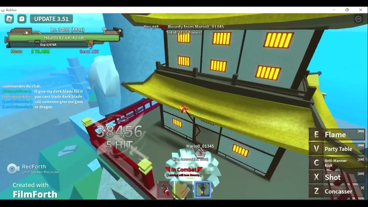 Bounty Hunting With Gum I Trash Gum User I King Legacy