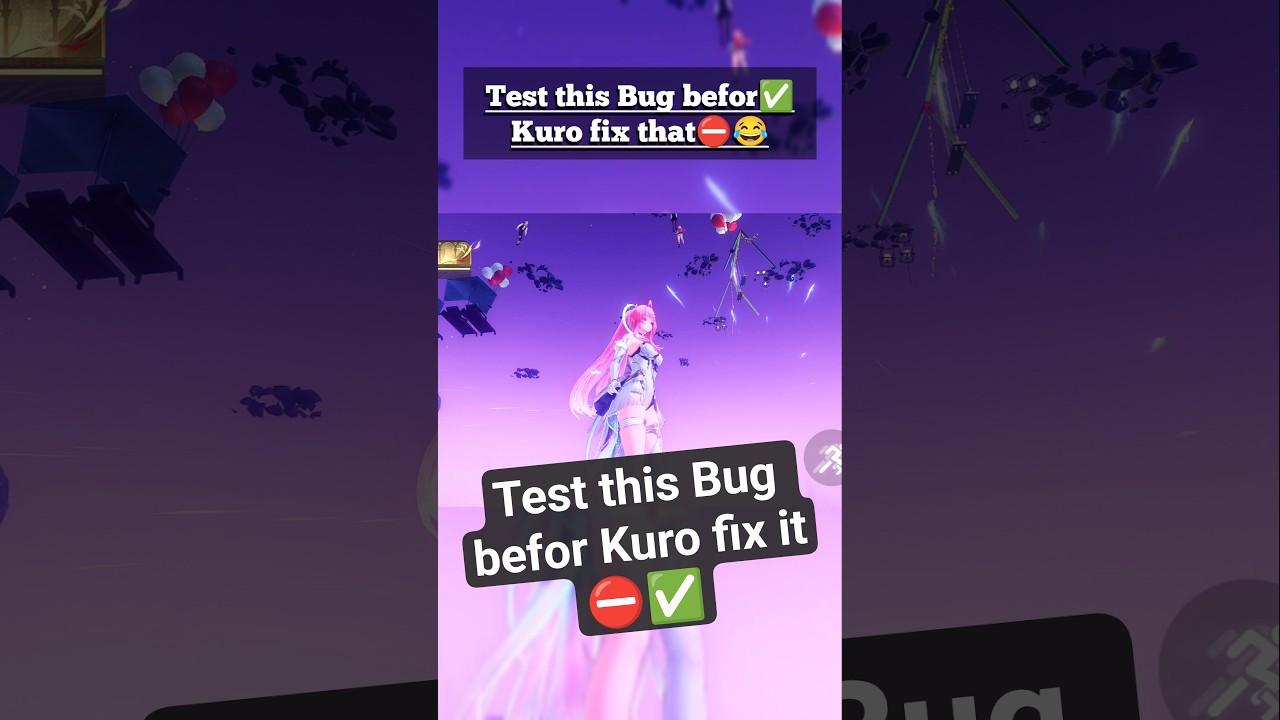 Test this Bug befor Kuro fix ⛔️