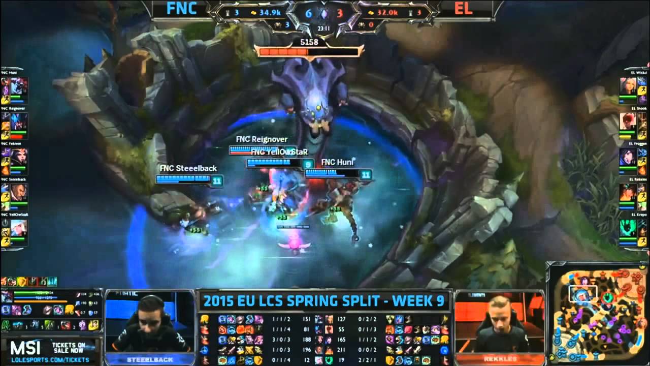 Fnatic vs Elements - HIGHLIGHTS - EU LCS Spring 2015 - W9D2 - Season 2015 - League of Legends