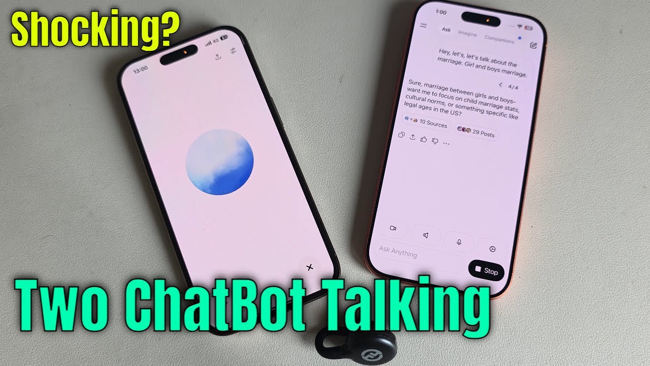 ChatGPT vs Grok : Two Ai talking each other, its really interesting