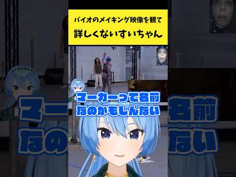 バイオハザードのメイキング映像で収録現場を観て詳しくないと言うすいちゃん【星街すいせい/ホロライブ切り抜き】#shorts