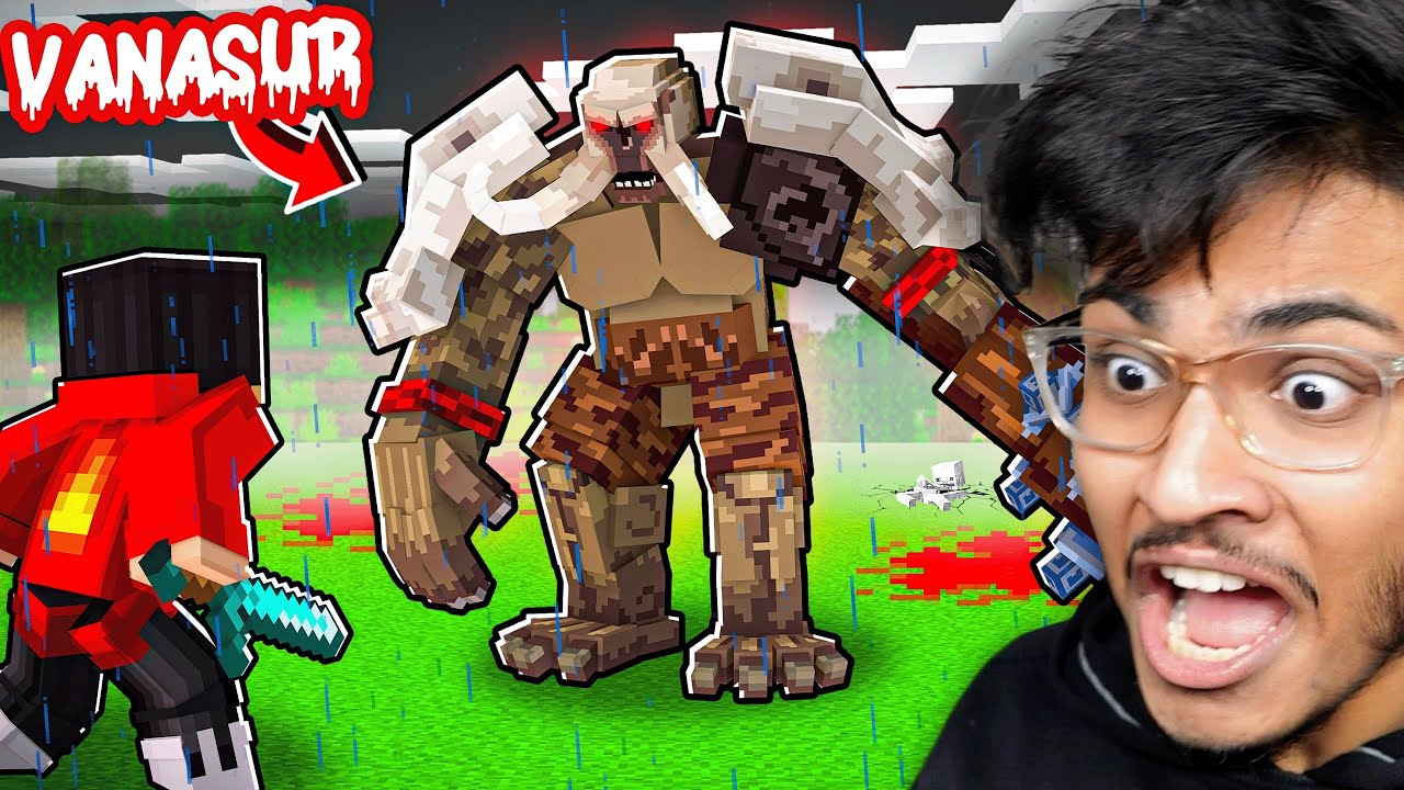 CAN I BEAT THIS DANGEROUS MONSTER ? MINECRAFT DARKWORLD PART 4