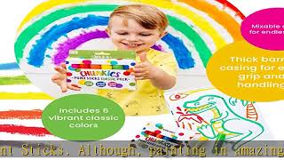 Ooly Chunkies Paint Sticks Classic 6 Pack - Set of 6 Twistable