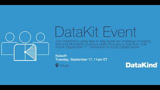 DataKind DataKit Kickoff: Unlocking housing opportunities in the U.S.