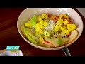 Prepará 3 ensaladas frescas con frutas y vegetales