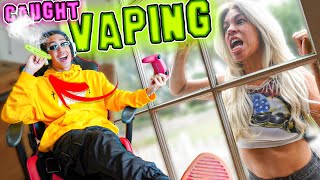 CAUGHT *VAPING* BY MY PARENTS!! HILARIOUS PRANK 😂