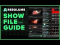 Resolume showfile guide  how to vj  beginner tutorial
