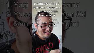 Drafting Our Top 5 Cartoon Characters That Start With the Letter Y #cartoon #shorts