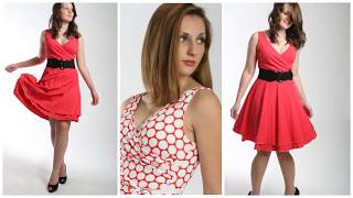 Quick sew Faux Wrap Dress for Beginners