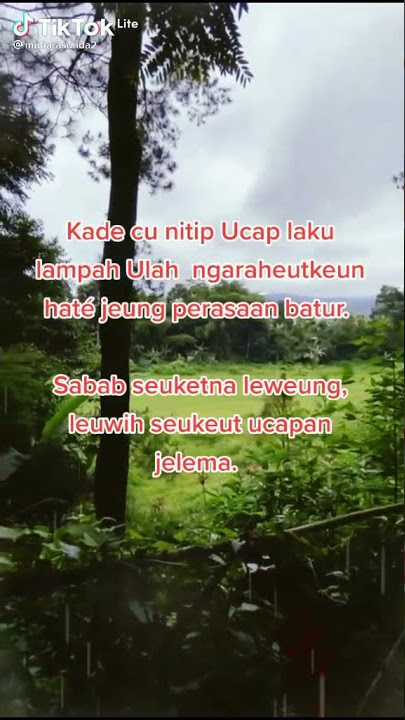 kade cu nitip ucap lampah