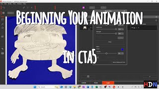 Learn Cartoon Animator 5 - Lesson 35 – Make your first animation in minutes using your own drawing