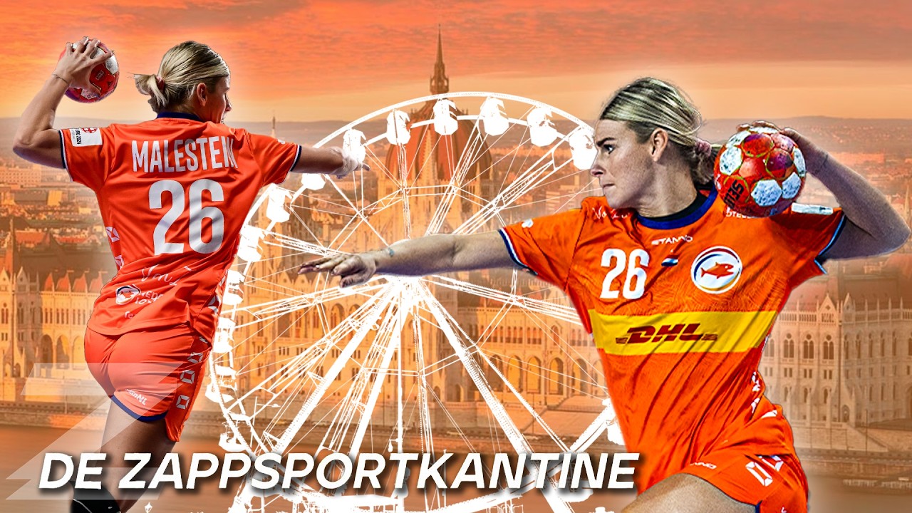 BESTE HANDBALSTER VAN EUROPA: ANGELA MALESTEIN ONTMOETEN! 🤩🥰 | De Zappsport Kantine 🤾‍♀️