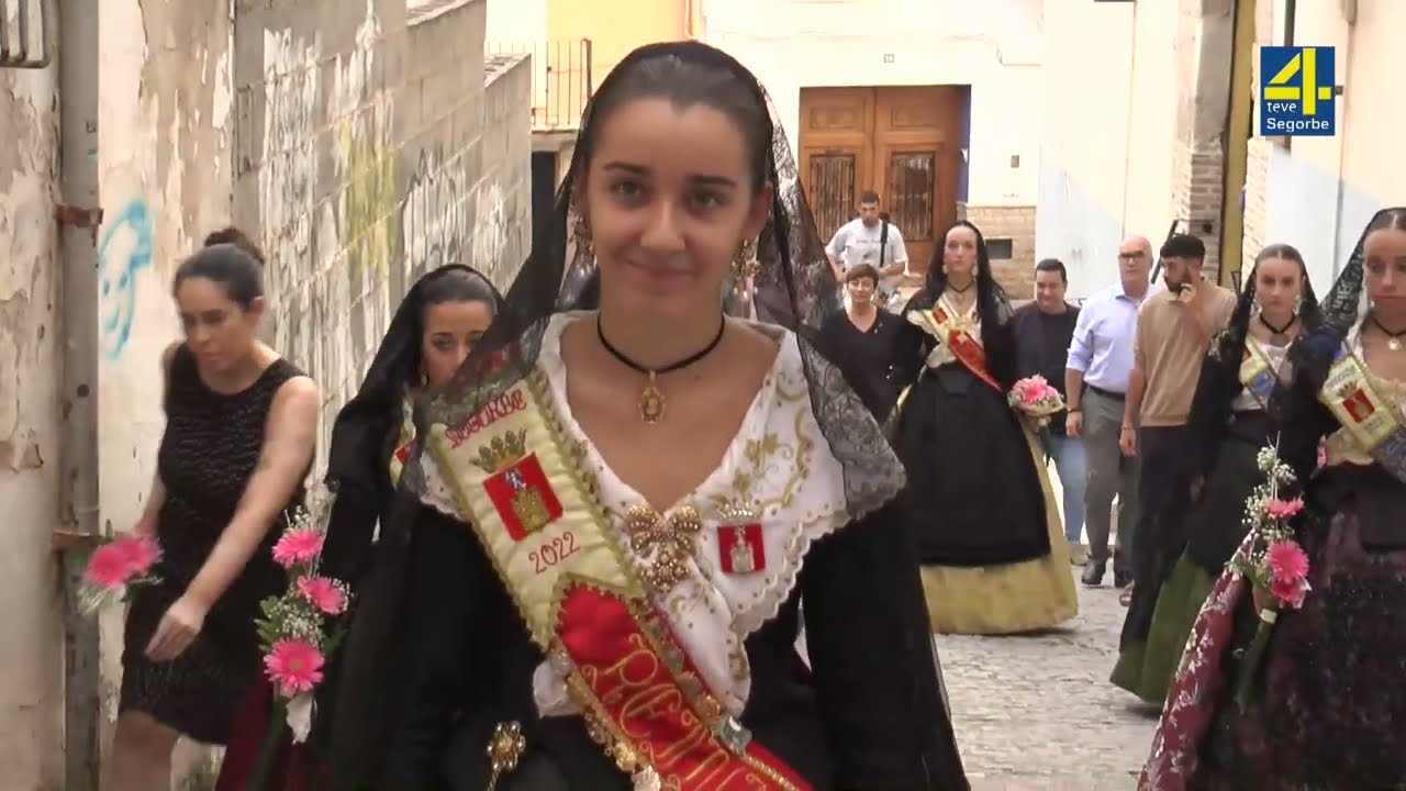 TVAltoPalancia- FIESTAS DEL ÁNGEL SEGORBE 2023 - Ofrenda a al Santo Ángel 27-7-2023