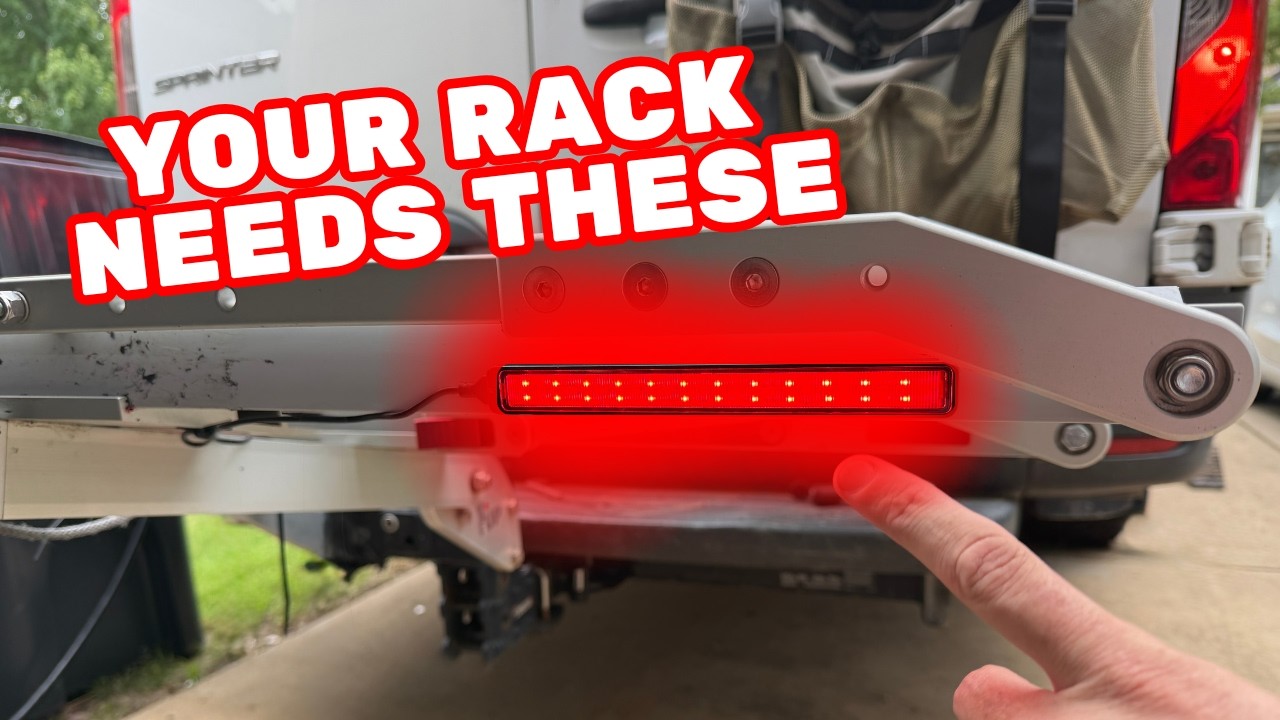 Bikes Blocking Your Van’s Tail Lights? Fix It For Under $40!