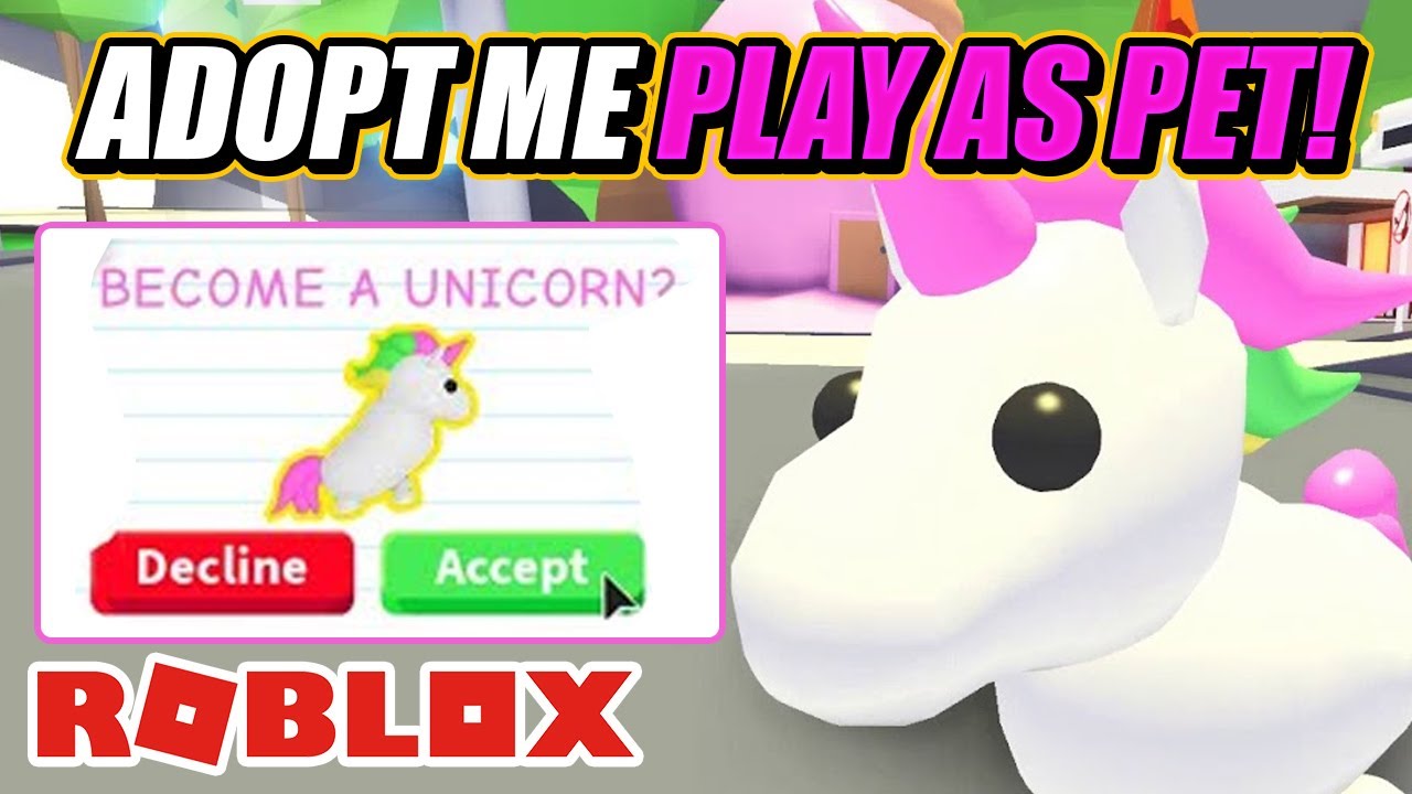 ADOPT ME GLITCH How to Play as a Pet in Roblox Adopt Me - YouTube