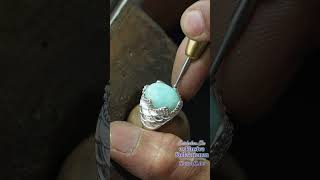 So entsteht ein Larimar-Ring 💙