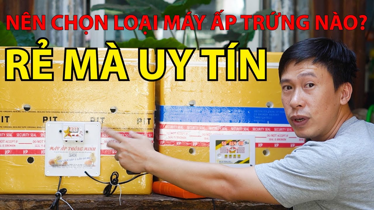 2 LOẠI MÁY ẤP TRỨNG BÁN ĐƯỢC NHIỀU NHẤT