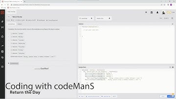 Codewars 8 kyu Return the Day JavaScript