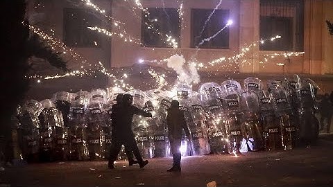 Fourth night of protests across Georgia after EU accession talks suspension