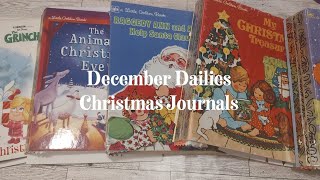 Little Golden Golden Book December Dailies / Christmas Journals - How to Make a Junk Journal #diy
