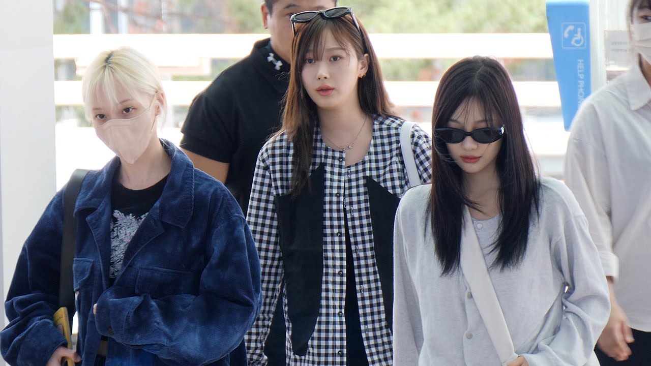 에스파(aespa) 싱가포르 월드투어 출국 Airport Departure｜인천공항 240719