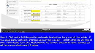 OSM Selecting Electives Online