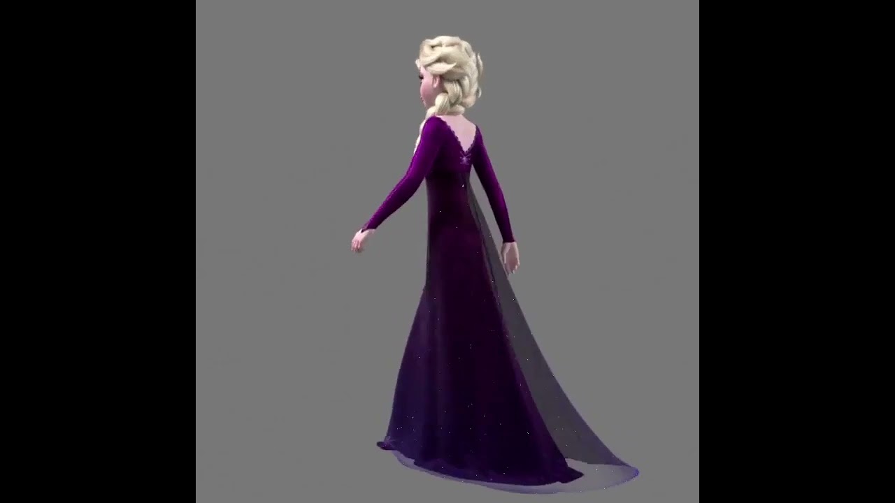frozen 2 - Elsa walking test