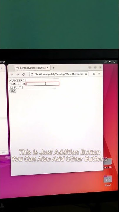Simple Calculator Program By Java Script Using onclick #javascript # ...