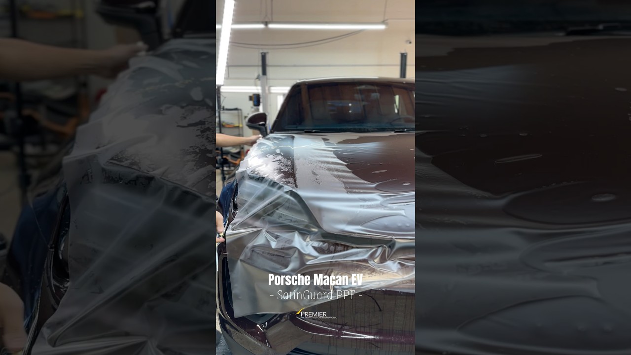 Porsche Macan EV  | Full Hood - SatinGuard PPF Installation