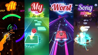 At My Worst -Smash Color 3D Vs Tiles Hop Vs beat Racing Vs Dancing Planet screenshot 5