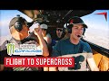 Flying to Monster Energy AMA Supercross Championship in a Sling TSi