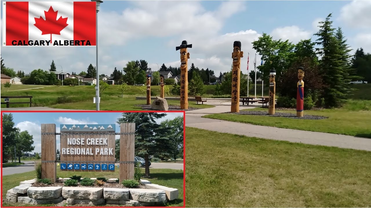 Walk Tour in Nose Creek Regional Park in Airdrie Alberta YouTube