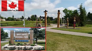 Walk Tour in Nose Creek Regional Park in Airdrie Alberta