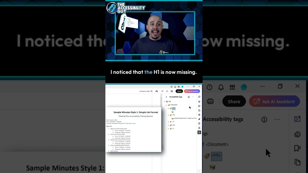 Check PDF Tags After Editing