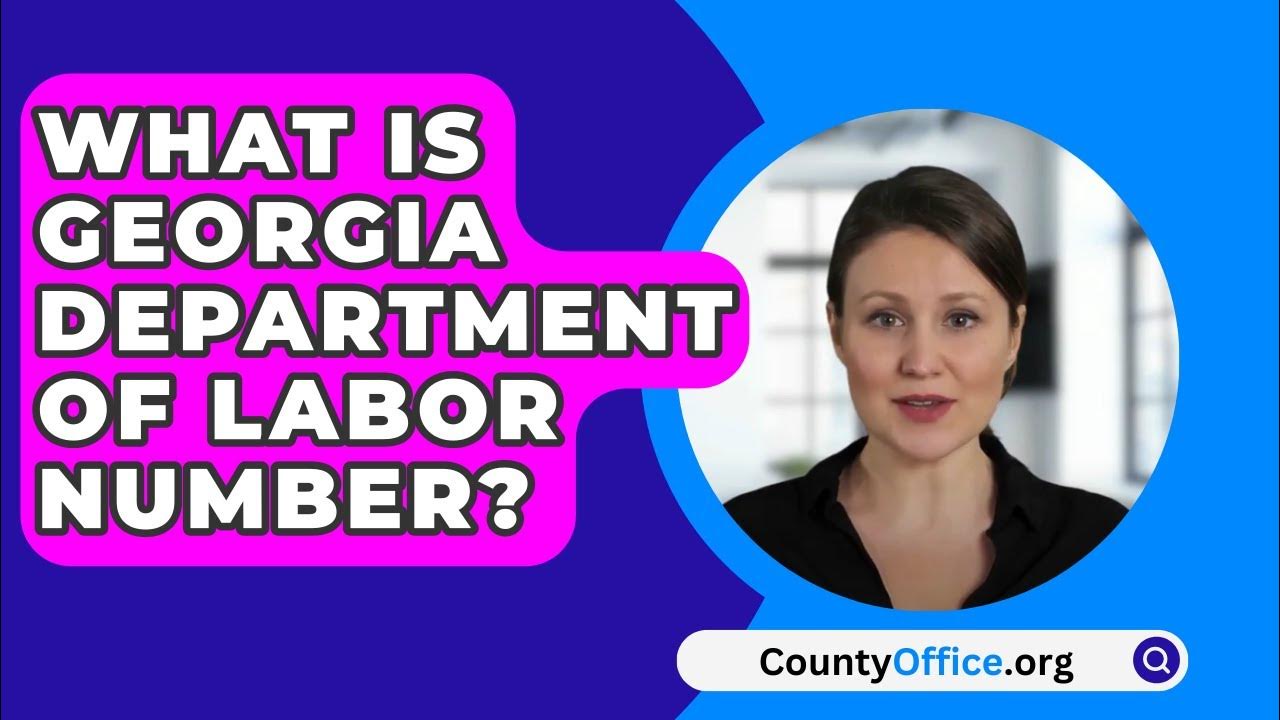 What Is Department Of Labor Number? YouTube
