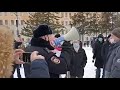 Protests have already begun in Russia against the war in Ukraine 2022. an action in Tomsk