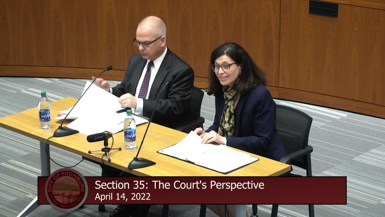 Section 35 The Court's Perspective 4/14/2022