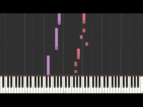 《蒲公英的約定》周杰倫 鋼琴 C大調簡易版 Jay Chou piano C major Easy [A Dandelion’s promise]