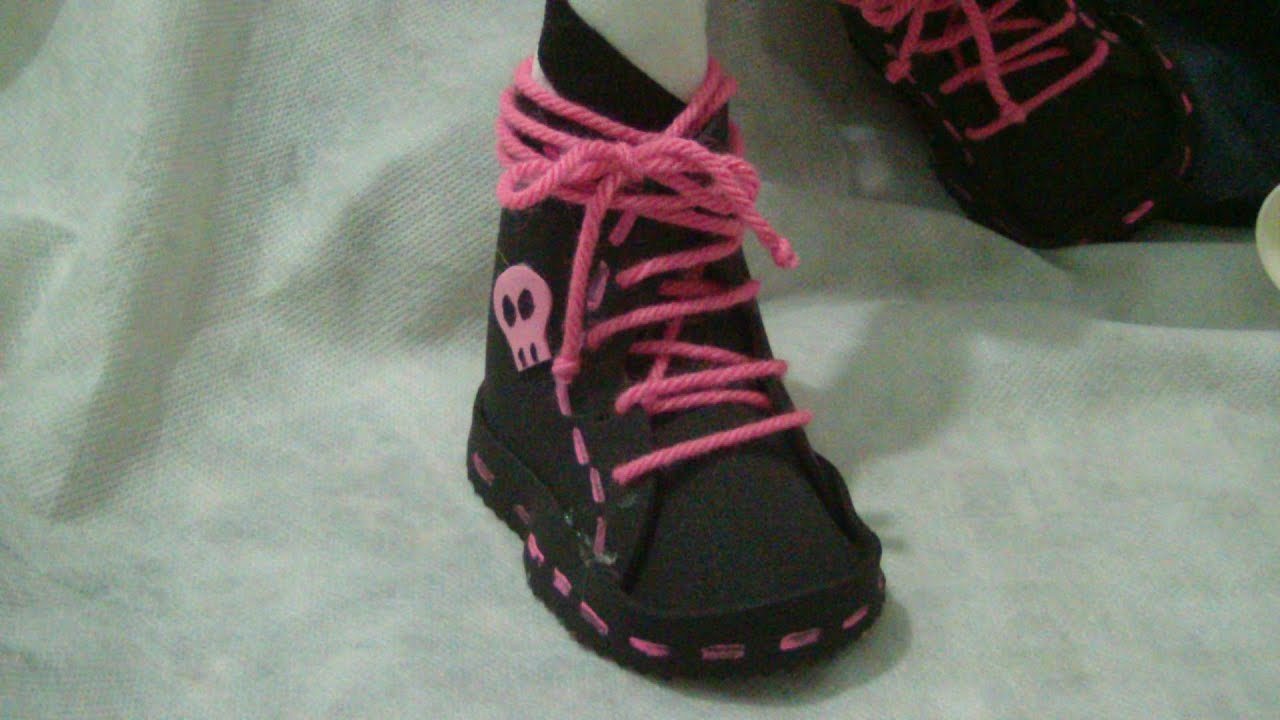 Bota,zapatilla en goma eva (fomi)proyecto 153 - YouTube