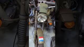Moto Guzzi V50 NATO, 500cc air cooled V-Twin #motoguzzi #vtwin #nato #military