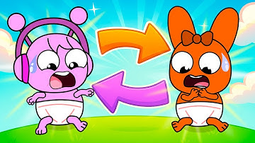 SPRUNKI BABIES VERWISSELD VAN KLEUR 😲🌈 Incredibox Sprunki Animation