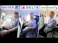 Economy class on three airlines in one day which is best