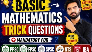 Basic Mathematics Question | Trick Problems | NTS, IBA, SPSC, FPSC, PPSC #mathstricks #maths #viral 