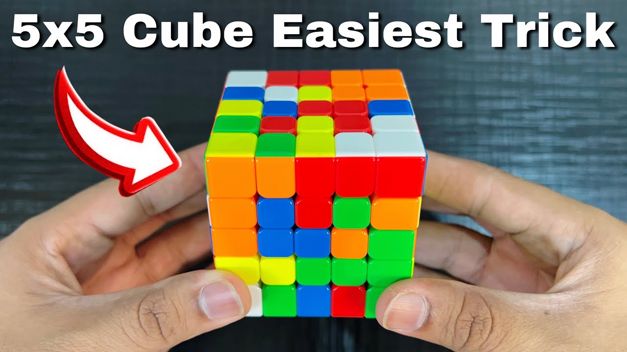 How to Solve a 5x5 Rubik’s Cube “No Algorithms” - YouTube