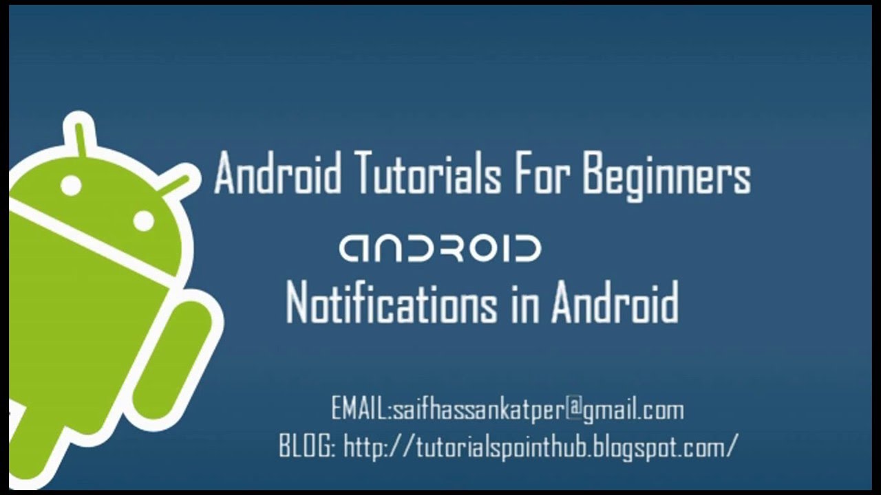 Android Notification tutorial for beginners - YouTube