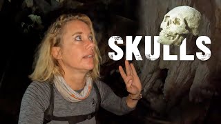 A mysterious cave in Honduras   The cave of the GLOWING SKULLS |S6E53|
