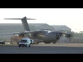 Airbus A400M Malaysia First Engine Run and Taxi