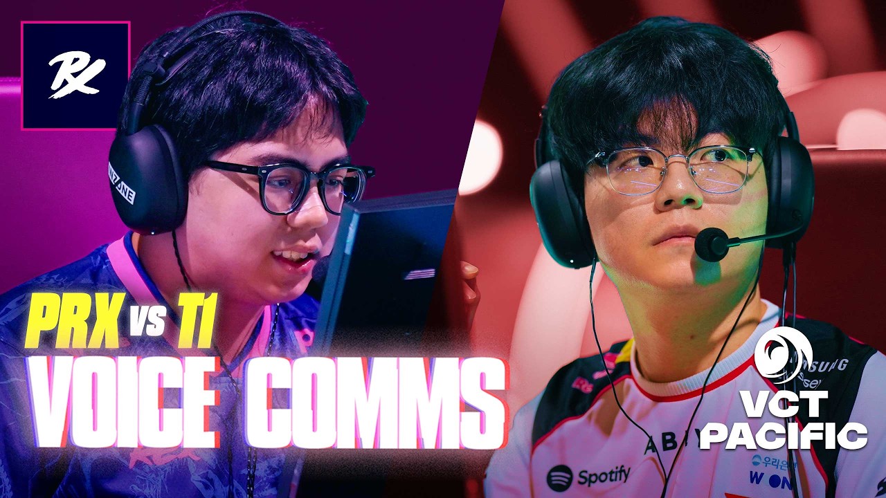 VCT Pacific Stage 1: Paper Rex vs T1 | Voice Comms