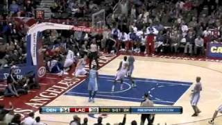 DeAndre Jordan with a block while Blake Griffin does a Monster Dunk